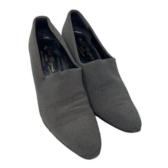 Robert Clergerie gray heels 5.5B BoxE leather lined - Picture 2 of 9